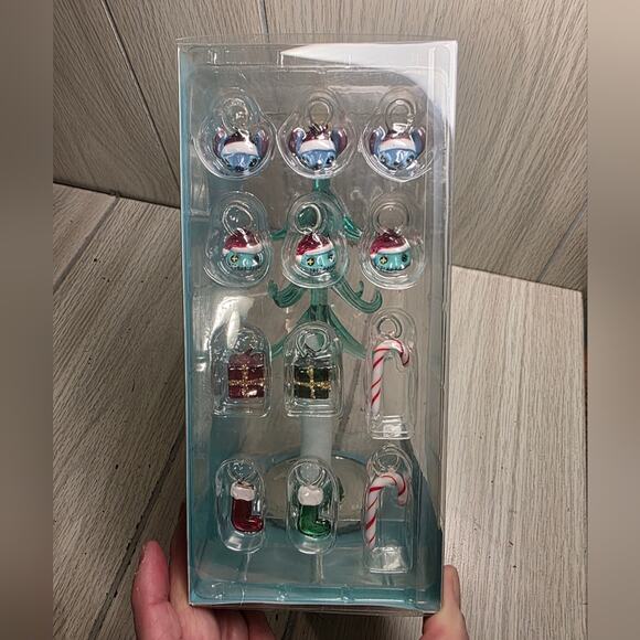 Disney Lelo And Stitch Glass Christmas Tree Light Up Table Top Holiday Decor - Picture 5 of 11
